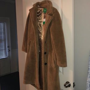 Sherpa long coat